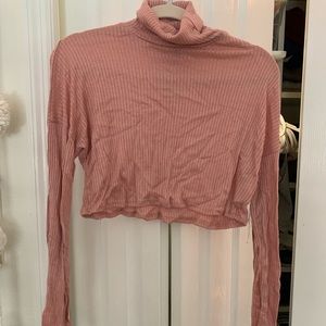 NWT forever 21 cropped turtleneck top